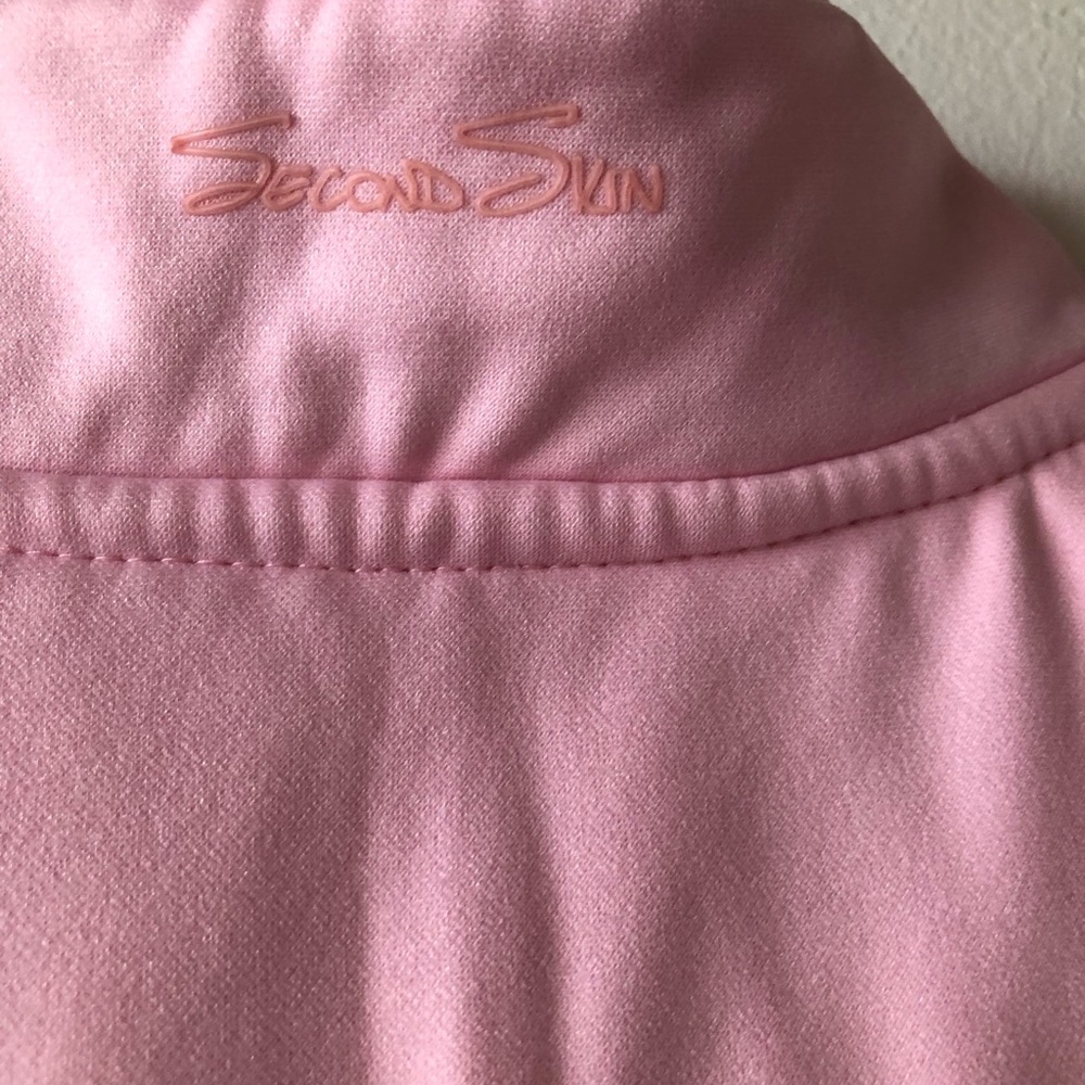 SECOND SKIN Womens Pink Waist Jacket Front & Pockets Zipped Size Medium - Picture 6 of 12